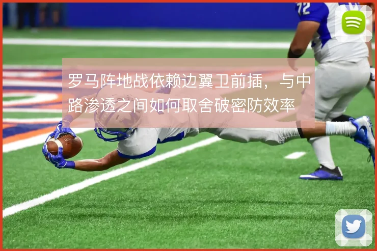 罗马阵地战依赖边翼卫前插，与中路渗透之间如何取舍破密防效率